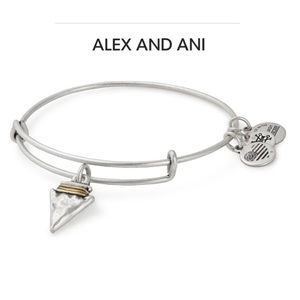 ALEX AND ANI Arrowhead Charm Bangle